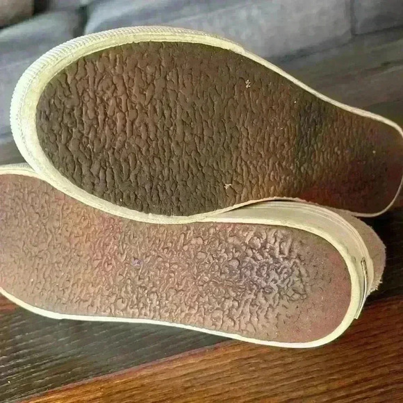 SUPERGA women’s tan suede platform lace up sneakers - Picture 7 of 7